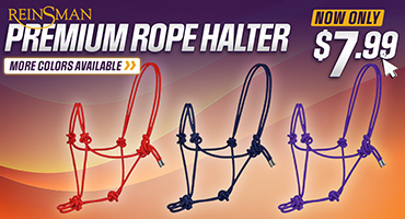 Reinsman Premium Rope Halters - only $7.99
