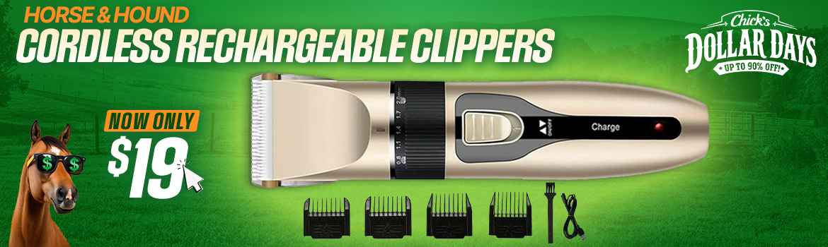 Quiet Cordless Rechargeable Clippers $19 - Dollar Days Deal$
