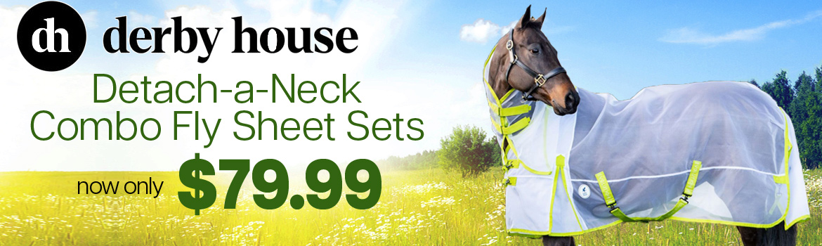 Derby House Detach-a-Neck Fly Sheet - $79.99