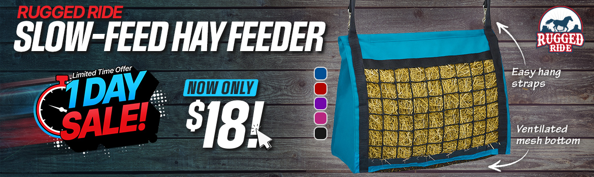 Easy Load Slow Feed Hay Feeder $18 - One Day Sale