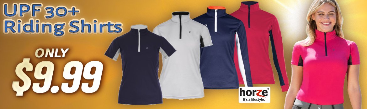 UPF 30+ Sun Shirts $9.99 - End of Season Clearance