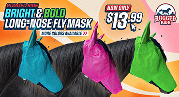 Full Nose Bright and Bold Fly Masks $13.99