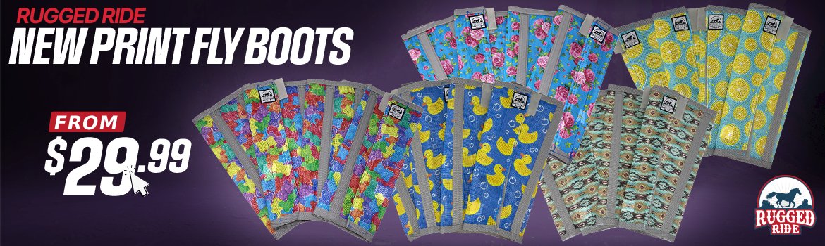NEW Print Stay UP Fly Boots $29.99