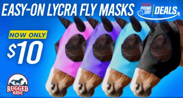 Easy-On Lycra Fly Masks $10 - Prime Day Deals!