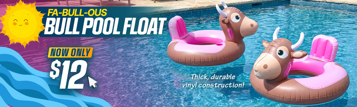 Bull Rider Pool Float $12