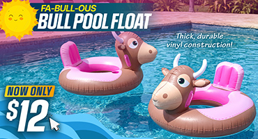 Bull Rider Pool Float $12