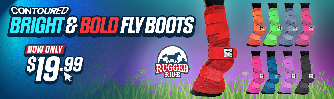 Rugged Ride Contour-Fit Fly Boots $19.99