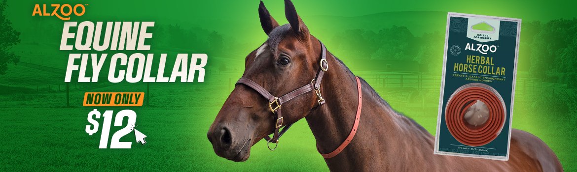 Alzoo Equine Fly Collar - $12 - While Supplies Last!