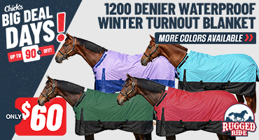 1200 Denier Winter Turnout Blankets $60.00