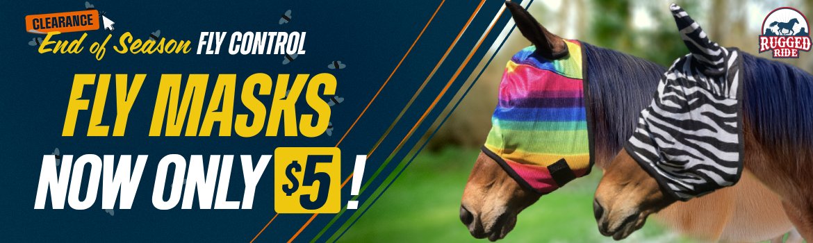 Fly Masks only $5 - End of Season Fly Clearance!