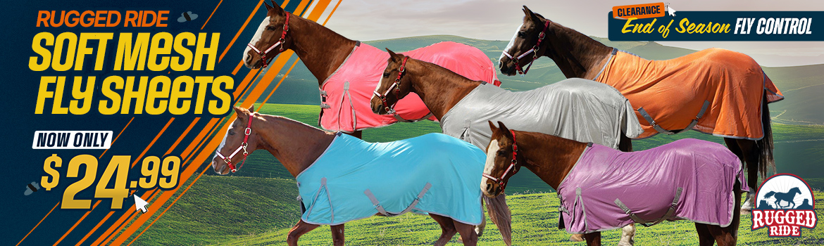 Soft Mesh Fly Sheets $24.99 - End of Season Clearance