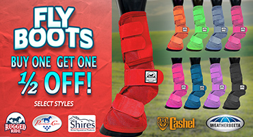 Select Fly Boots - Buy 1 Get 1 Half Price!