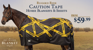 Caution Tape Horse Blankets from $59.99