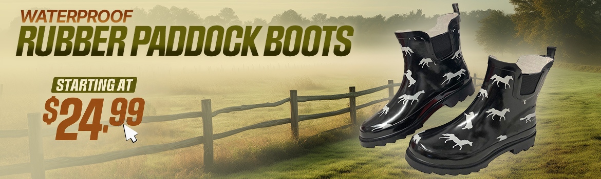 Waterproof Paddock Boots $24.99