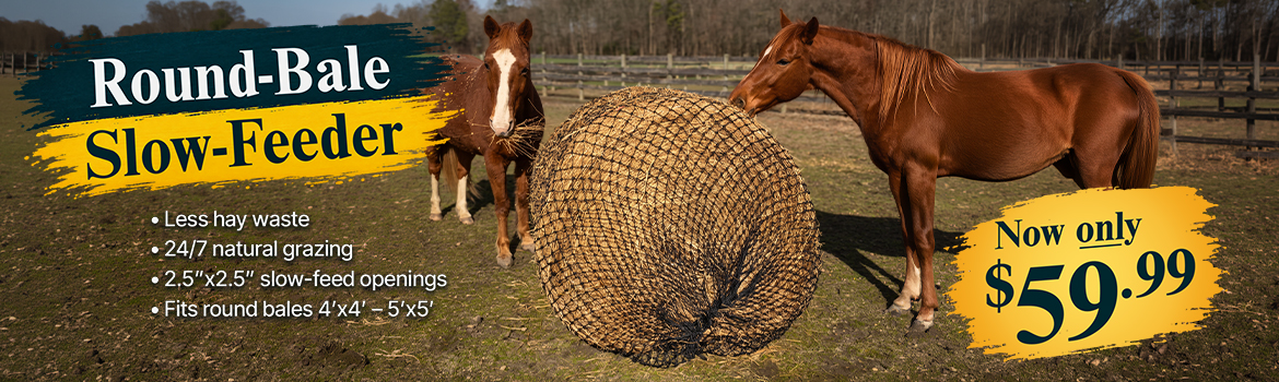Round Bale Slow Feeders $59.99