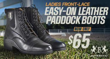 B-Vertigo Leather Paddock Boots - $65