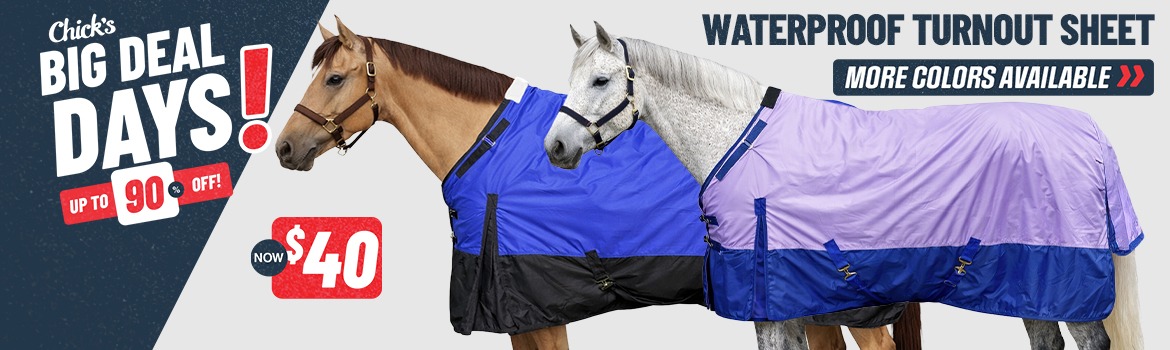 Waterproof Turnout Sheets $40