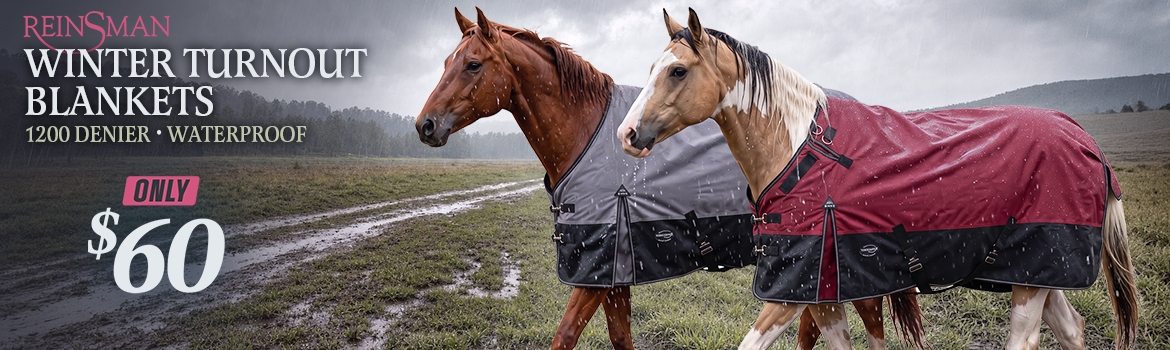 Reinsman 1200 Denier Winter Turnout Blanets - only $60