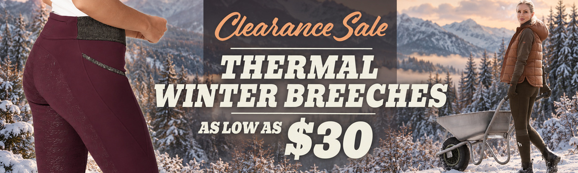 Thermal Winter Riding Breeches - now only $30.00