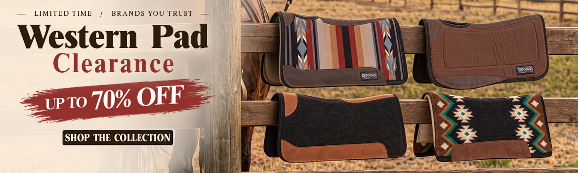 Western Saddle Pad Clearance