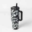 Cow Print 40oz Water Tank Insulated Spill Proof Tumbler