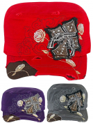 Savana Patch Army Cap - Cross and Guns