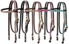 King Series Animal Print Nylon Browband Headstall