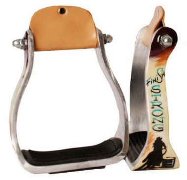 New! Showman Gambler Aluminum Stirrups