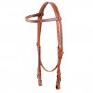 Cashel Stitched Harness Browband Headstall with Buckle Ends