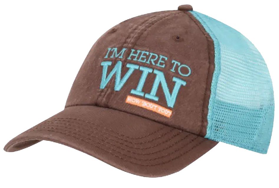 How Bout You I Came Here To Win Hat