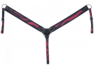 Tough-1 Fun Prints with Dots Nylon Breast Collar