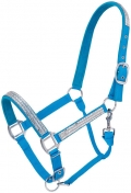 Tough 1 Miniature Horse Nylon Halter - Fully Adjustable, 3/4" Webbing