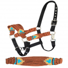 Showman Cinch Style Adjustable Halter