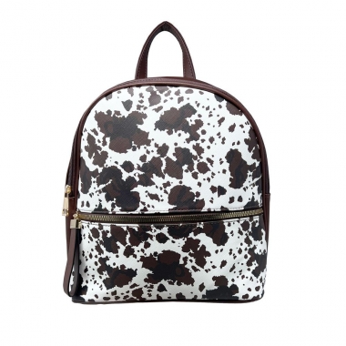black and white faux leather backpack Adele" Bags for Women Stand out from the crowd with our Classic Cowhide Backpack in Black Friends Mini Backpack With Coin