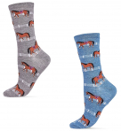 Show Pony Bamboo Blend Women's Crew Socks