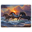 Sunset Surge Tempered Glass Cutting Board