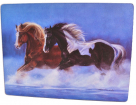Horse Duo In Water Tempered Glass Cutting Board
