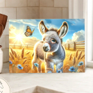 Dom the Donkey Glass Cutting Board - 8 x 11