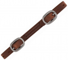 Weaver Pro Tack Oiled Leather Flat Curb Strap