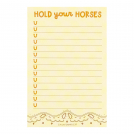 Hold Your Horses Southern Notepad - 4 x 6