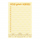 Hold Your Horses Southern Notepad - 4 x 6