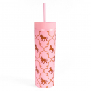 Western Horses & Rope Acrylic Skinny Tumbler - 16oz