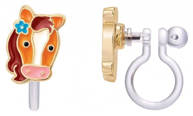 Girl Nation Clip On Cutie Earrings Pretty Pony: Chicks Discount - Main Image