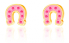 Girl Nation Cutie Stud Earrings - Lucky Horseshoe