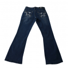 Youth Girl's Cowgirl Hardware Medium Wash Simple Peaks with Horse Jeans