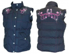Girls Blooming Horse Shoe Bling Vest
