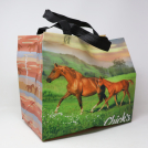 Chick's Mare and Foal Eco-friendly Reusable Market Tote - Medium