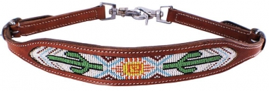 Showman Cactus & Diamond Beaded Design Wither Strap 