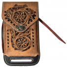 Professional's Choice Leather Cell Phone Case - Antique Buckstitch