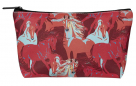 AWST Colorful Horses Cosmetic Pouch - Medium